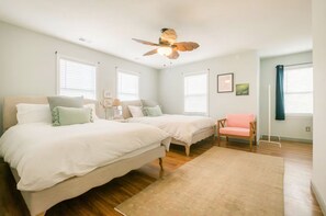 6 chambres, fer et planche à repasser, Wi-Fi gratuit, draps fournis