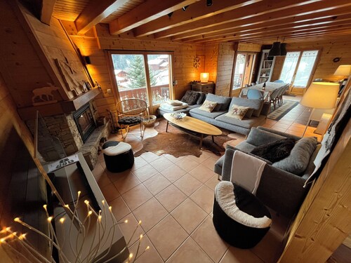Chalet with open, soothing views, 5 mns from Morzine, ideal for families