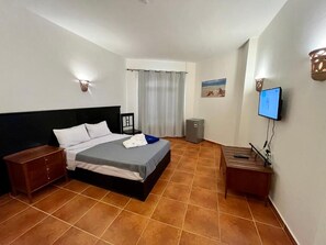 In-room safe, desk, laptop workspace, blackout curtains - star house hotel (Marsa Alam)
