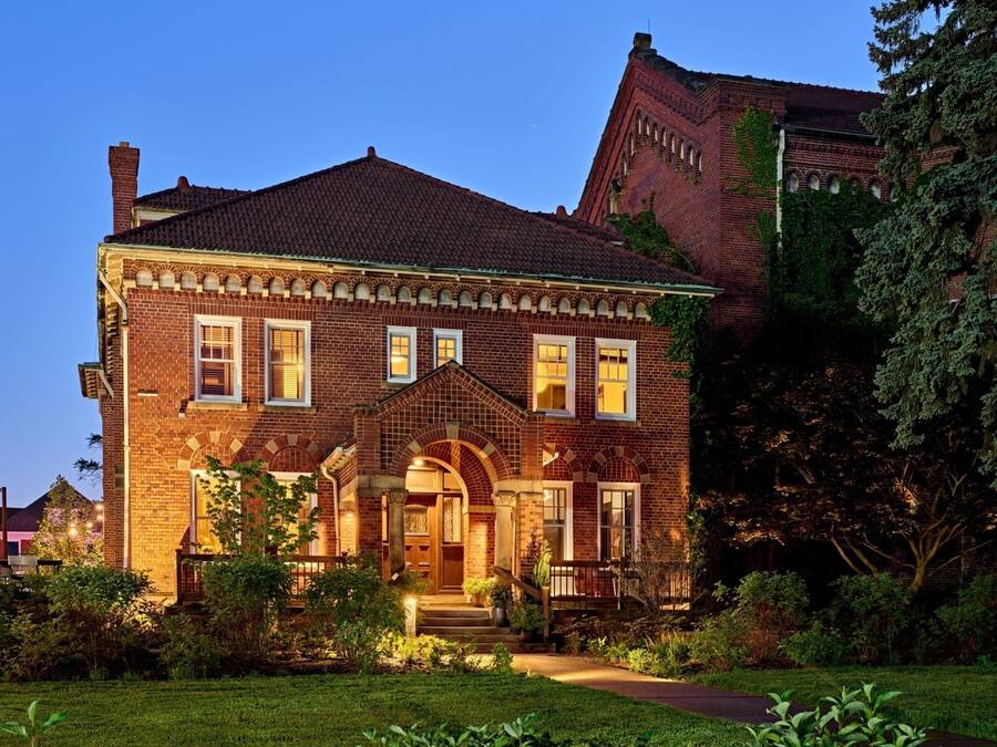 Front of property - evening/night