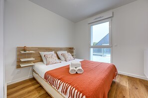 3 soverom, strykejern/-brett, wi-fi (inkludert) og sengetøy