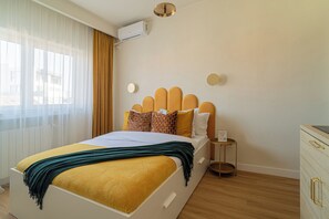 Comfort-lejlighed - 1 queensize-seng - ikke-ryger - køkken | Mørklægningsgardiner, strygejern/strygebræt, gratis Wi-Fi