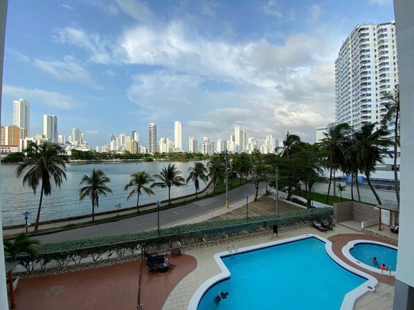 Vue depuis l’hébergement