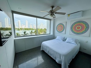 Basic Apartment, Lagoon View | 1 bedroom, iron/ironing board, free WiFi - Apartaestudio Con Encanto en Cartagena (Cartagena)