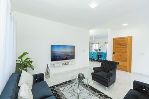 Smart-tv en een stereo