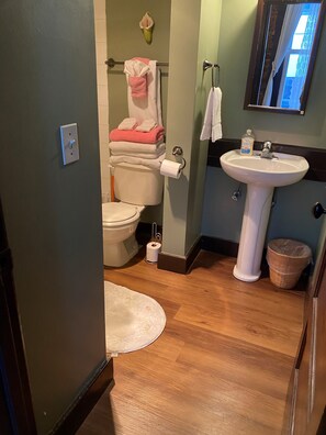 Hair dryer, towels, soap, toilet paper - Cozy 1-bedroom suite in lovely Seattle with WiFi (Seattle)