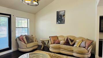 Smart TV, fireplace, printers