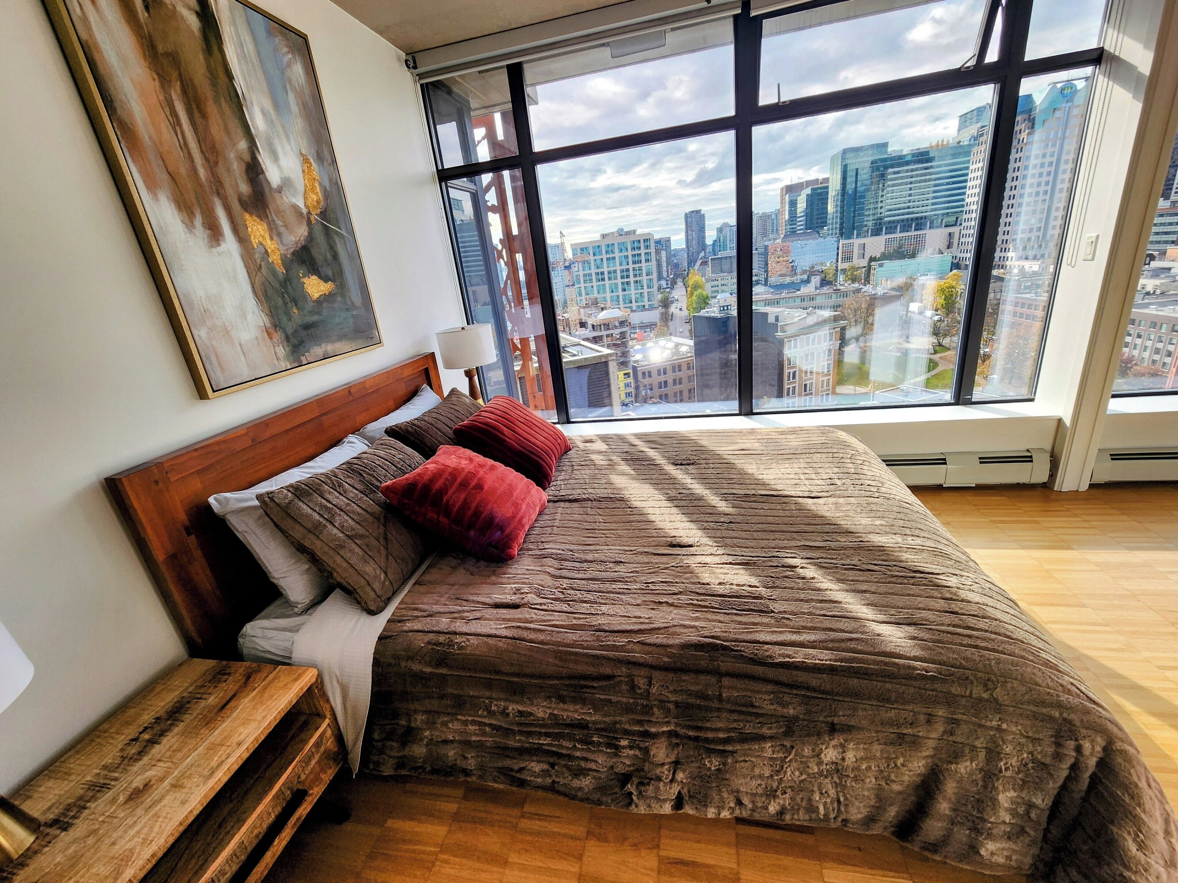 1 bedroom, desk, iron/ironing board, travel cot