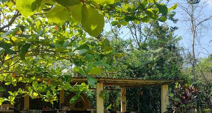 Bamboo cabin with 1 double bed