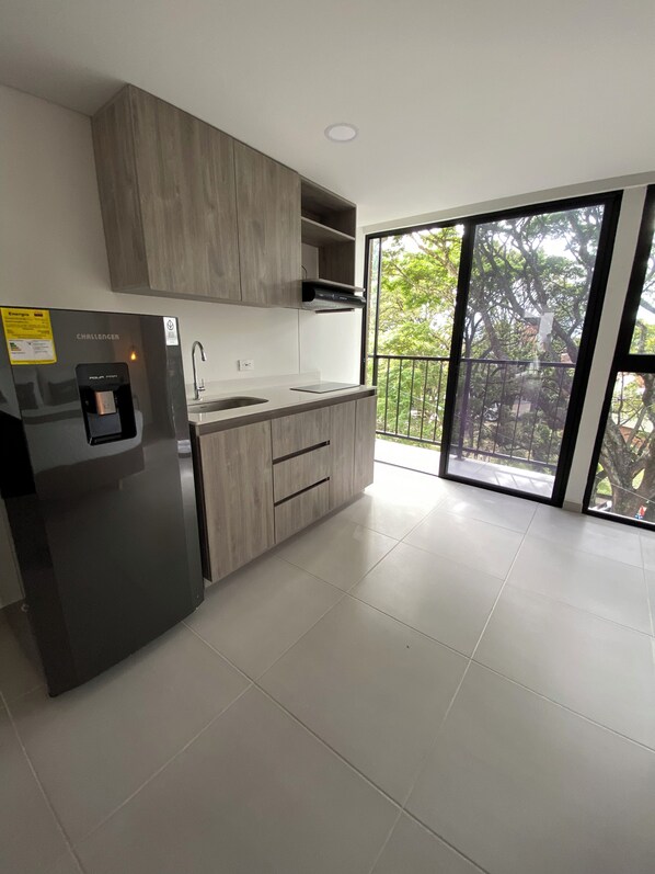 Familiestudio, parkutsikt | Eget kjøkken