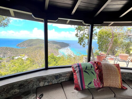 Rest atop a quiet private island accessible only by boat -sleeps up to 10 guests