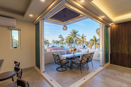 Luxury Apartment, Hot Tub, Sea View | Terrace/patio