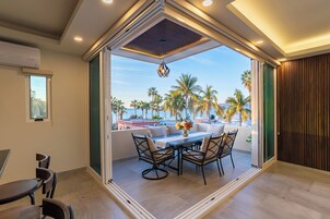 Luxury Apartment, Hot Tub, Sea View | Terrace/patio