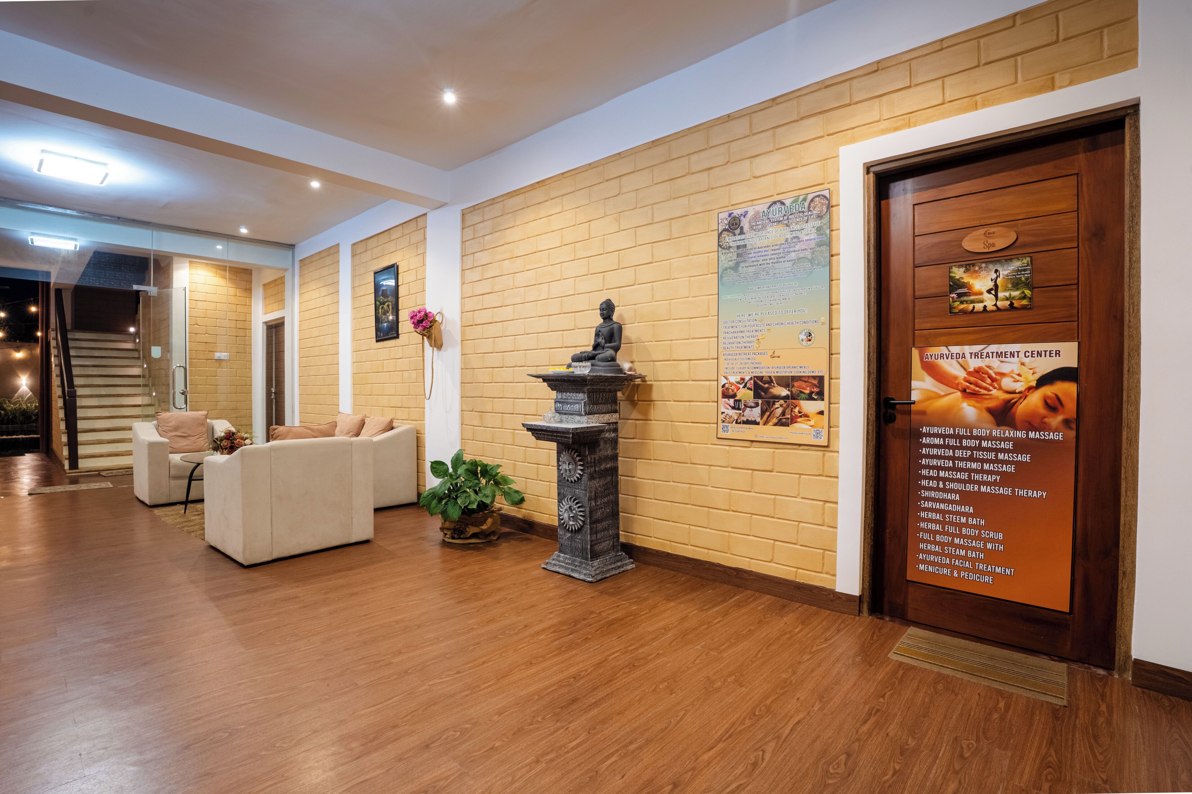 Lobby sitting area