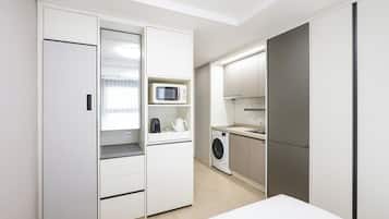 Studio, Mehrere Betten, Nichtraucher, Kochnische | Eigene Küche | Großer Kühlschrank, Mikrowelle, Herdplatte