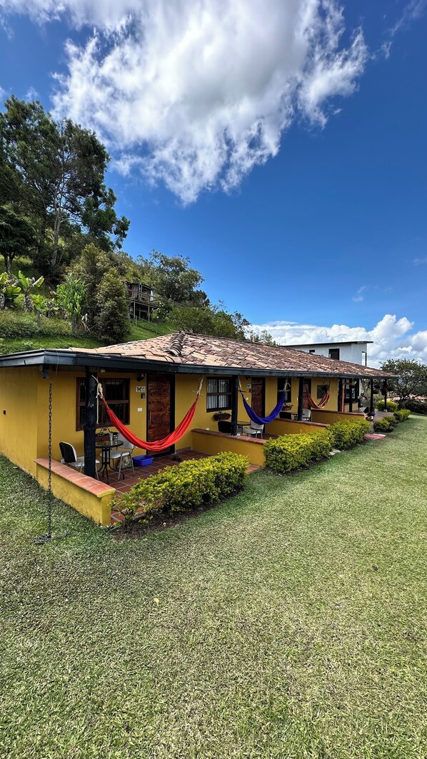 Façade de l’hébergement