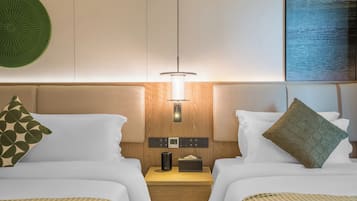 Habitación económica con 1 cama doble o 2 individuales, no fumadores | Edredones de plumas y espacio para trabajar con un portátil