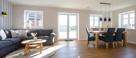 TV, DVD player, stereo