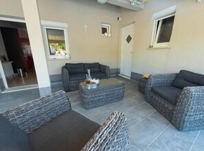 Villa (Three Bedroom Villa With Private Pool) | Living room