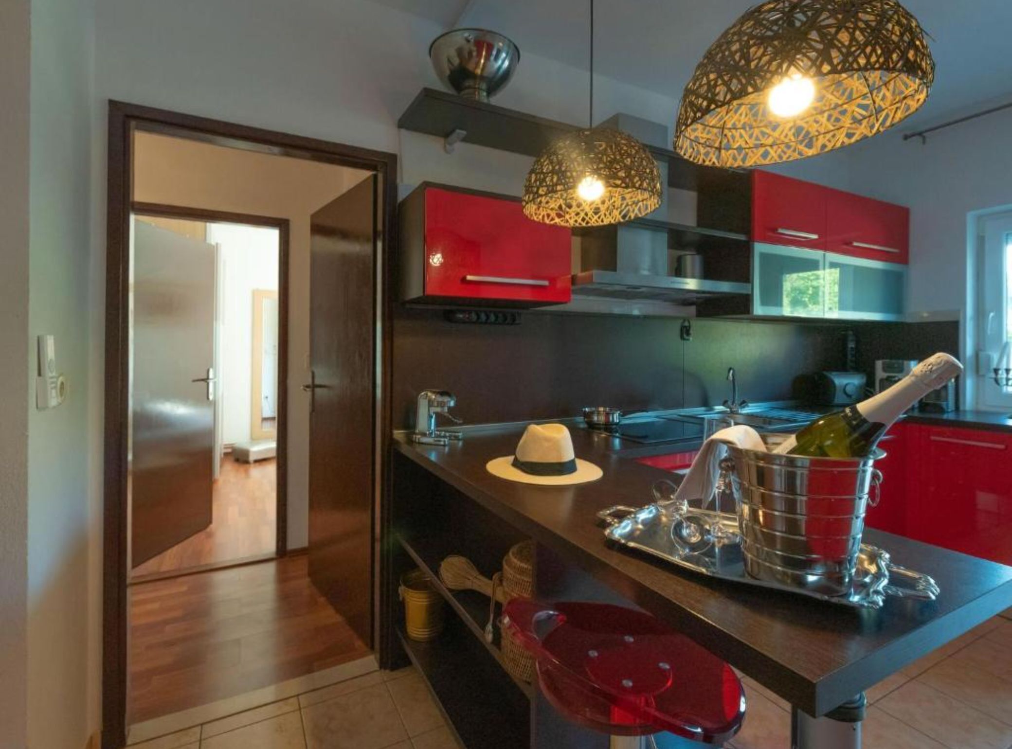 Villa (Three Bedroom Villa With Private Pool) | Private kitchen | Fridge