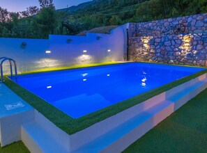 House (Three Bedroom Holiday Home) | Pool | Seasonal outdoor pool, pool umbrellas, sun loungers - Exquisite Holiday Home With Private Pool and Sauna (Vinodol)