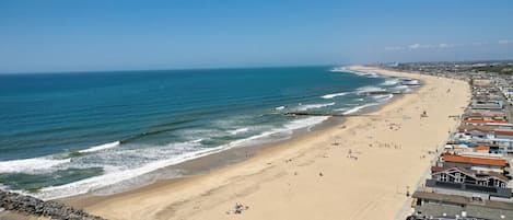 Vlak bij het strand