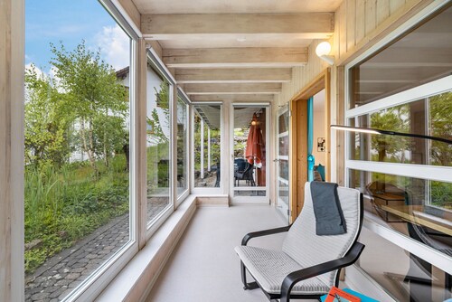 Ferienwohnung 'Untere Ferienwohnung' mit Privatterrasse, Gemeinschaftsgarten und Wi-Fi