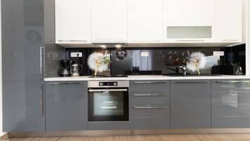 Apartment (Two Bedroom Apartment with Terrace) | Private kitchen | Fridge