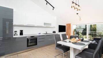 Apartment (Two Bedroom Apartment with Terrace) | Private kitchen | Fridge