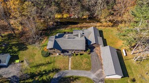 Exterior - Heated Indoor Private Pool | Stream Front | Game Room (Cresco)