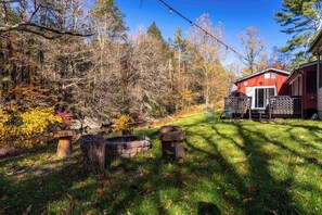 Property grounds - Heated Indoor Private Pool | Stream Front | Game Room (Cresco)