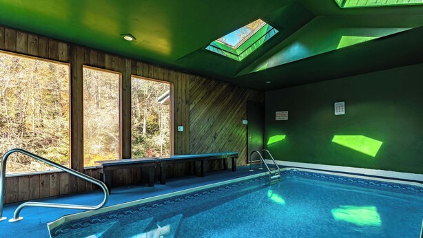 Pool - Heated Indoor Private Pool | Stream Front | Game Room (Cresco)