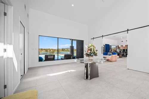 Luxury Lakefront Getaway | 6BR Home w/ Pool & Cinema