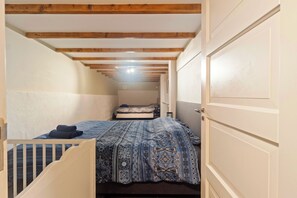 3 bedrooms, iron/ironing board, travel cot, WiFi