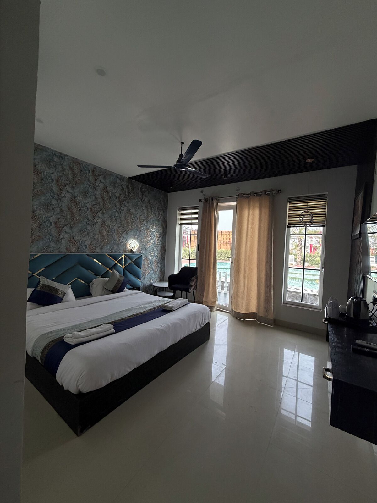 Chambre Deluxe, vue jardin | Bureau, espace de travail pour ordinateur portable, Wi-Fi gratuit