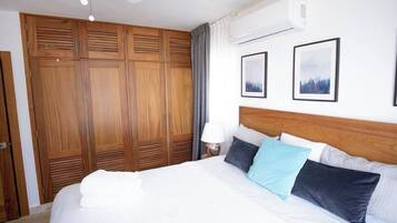 2 slaapkamers, een strijkplank/strijkijzer, gratis wifi