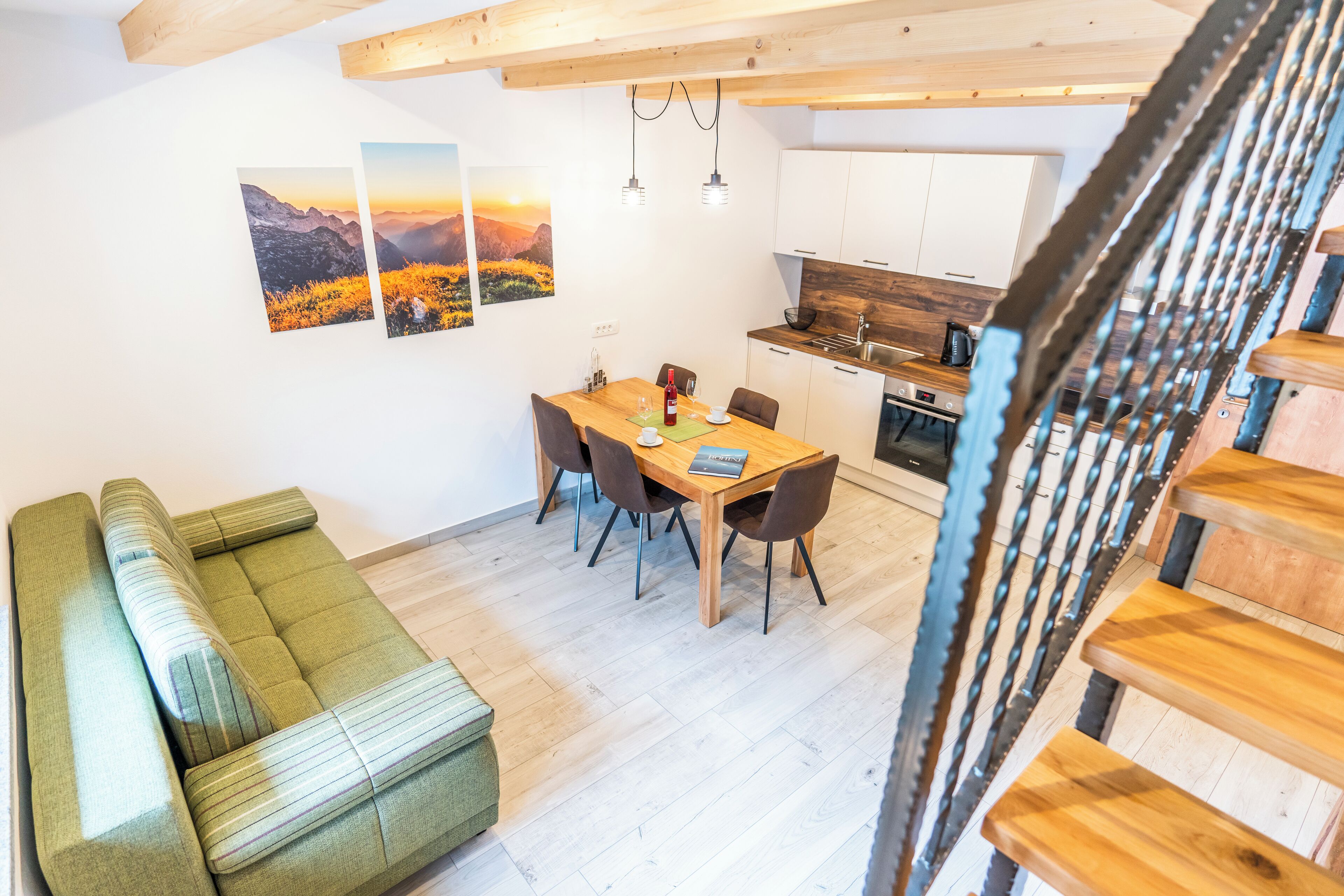 Spiseområde på rommet
