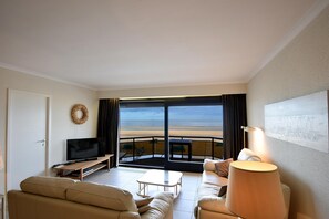 Apartment | Living room - Seaside Escape w/ Balcony (De Haan)