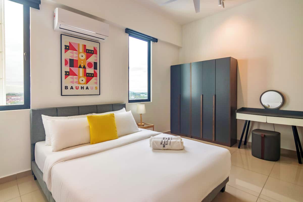 Appartement Deluxe, 3 chambres, non-fumeur, vue ville