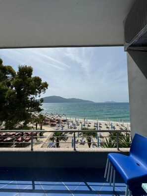 Family Room, Balcony, Sea View | Balcony view - Hotel Cekodhima (Orikum)
