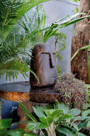 Blick auf den Garten