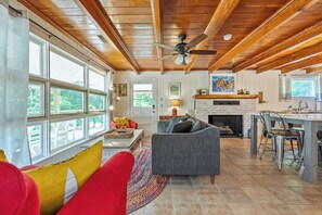 Smart-tv en een kantoor