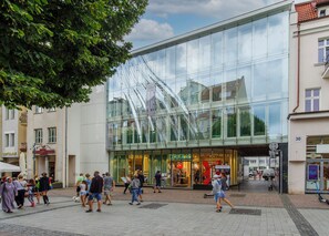 Overnatningsstedets facade
