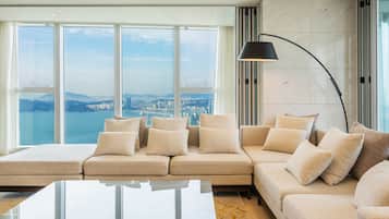 Pent Royal House (Haeundae Beach View) | 3 室のベッドルーム、セーフティボックス (室内)、客室ごとに異なる装飾、客室ごとに異なるインテリア