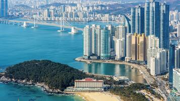 Vlak bij het strand, wit zand
