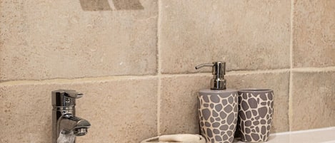 Douche, séchoir à cheveux