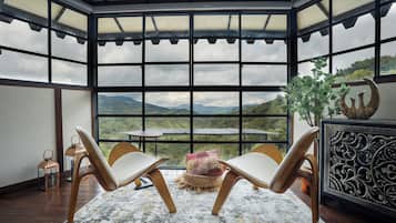 Maison Deluxe, patio, vue sur la montagne | 1 chambre, draps en coton égyptien, literie de qualité, minibar