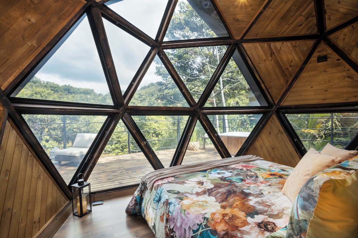 Cabane Romantique, vue montagne | 1 chambre, draps en coton égyptien, literie de qualité supérieure