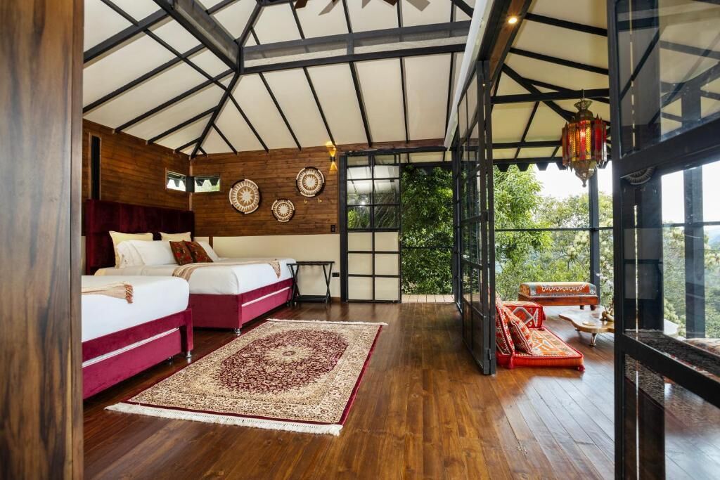 ファミリー ヴィラ | エジプト綿のシーツ、高級寝具、羽毛の掛け布団、低反発ベッド