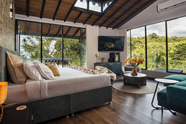 Suite Confort, vistas a la montaña | Sábanas de algodón egipcio y ropa de cama de alta calidad